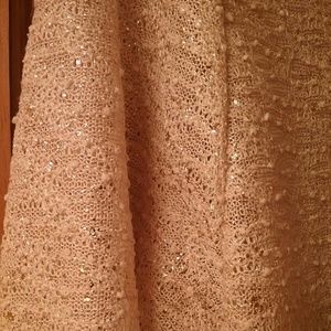 Gold knit lightweight sweater